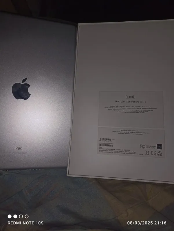 Ipad 9 wifi 64gb karobka dakument original zaryadnik hammasi bor — фото 1