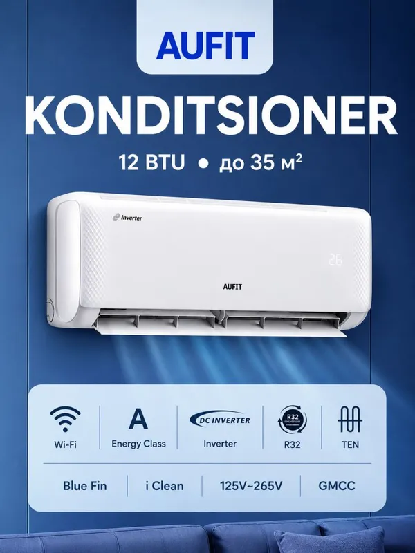 Кондиционер AUFIT Новый бренд
ASW-H12A4/QGR3DI-IE 5 Кондиционер AUFIT Новый бренд
ASW-H12A4/QGR3DI-IE 5