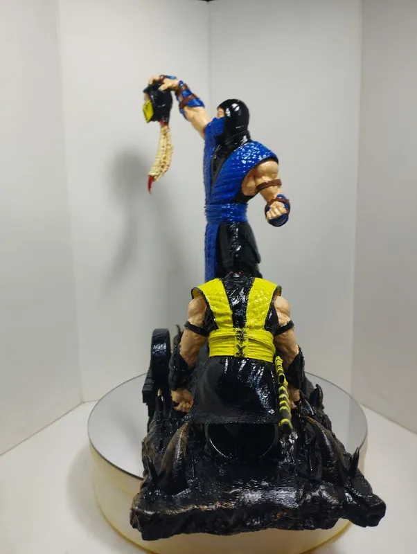 Диорама Mortal Kombat "Sub-Zero VS Scorpion" — фото 2