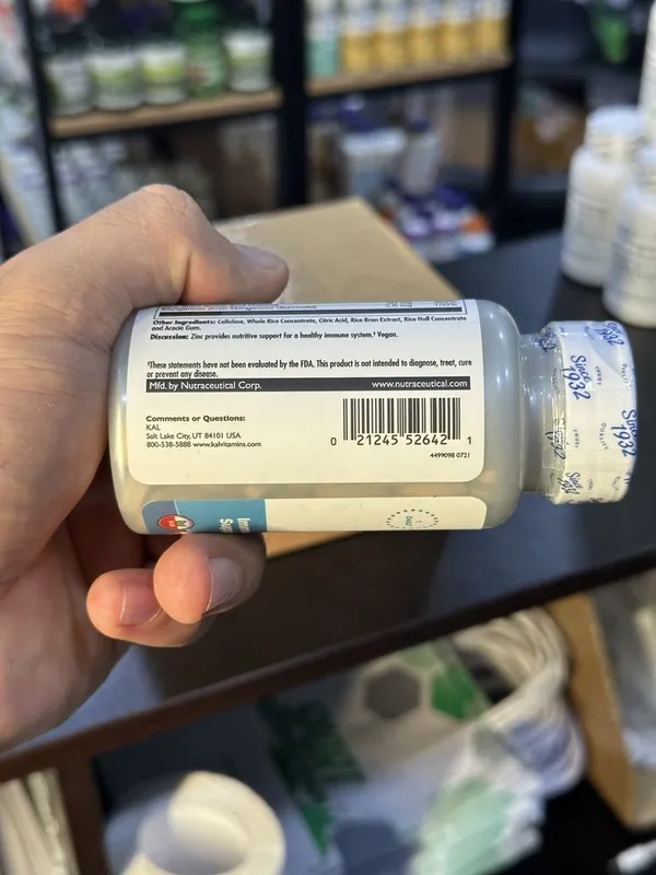 Kal Zinc Chelated 50 mg 90 таблеток 3 Kal Zinc Chelated 50 mg 90 таблеток 3