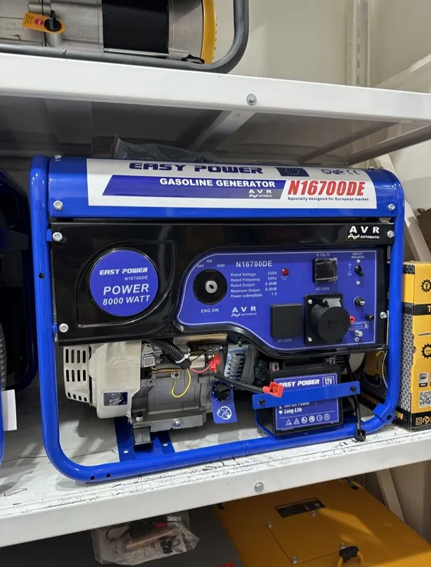 Generator EASY POWER генератор движок 8.5kwa 8kw Garantiya 1yil Sha — фото 1