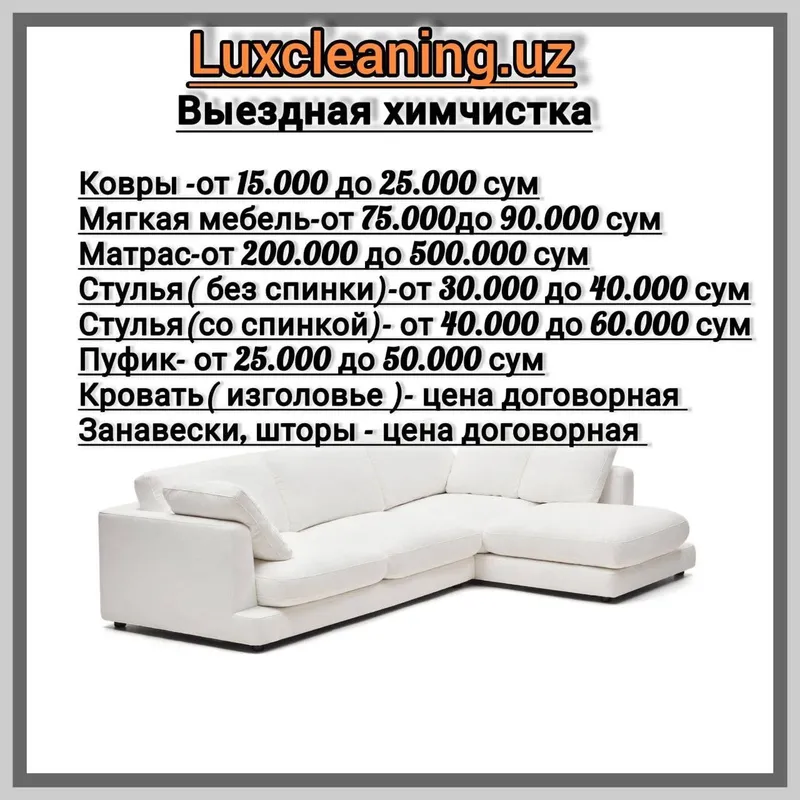 Выездная химчистка