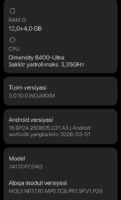 Poco x 7 pro sotiladi