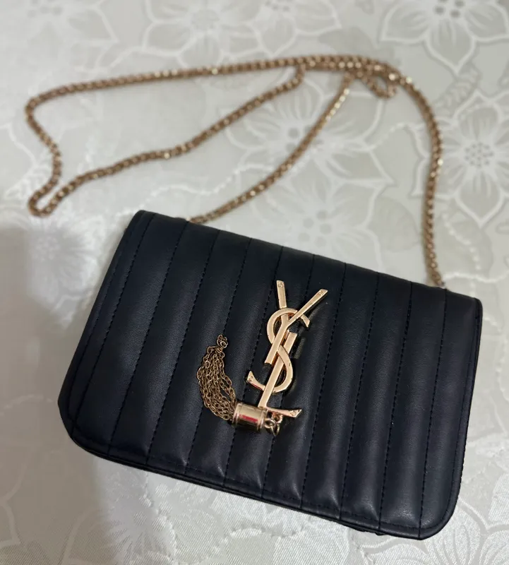Сумка черная женская Yves Saint Laurent — фото 3