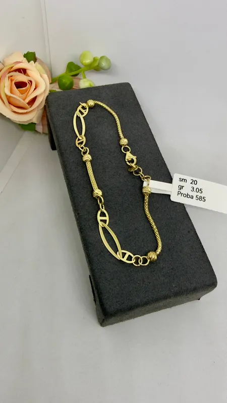 Braslet 585 proba uzunligi 20 sm