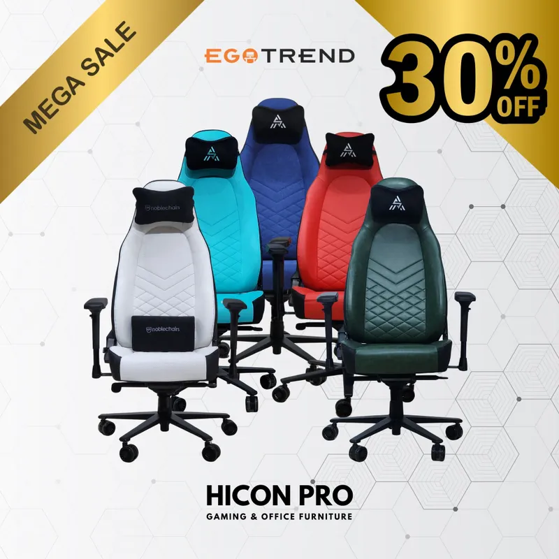 Игровое геймерское и офисное кресло HICON PRO