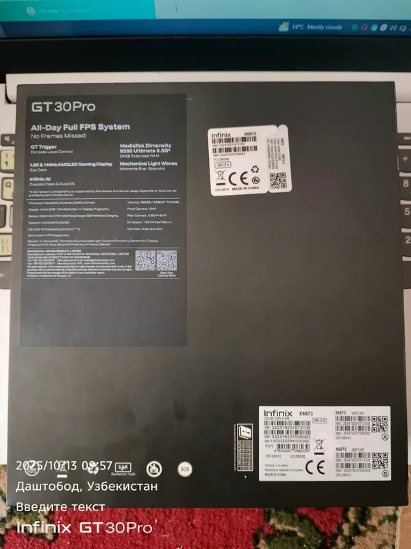INFINIX gt 30 pro 4