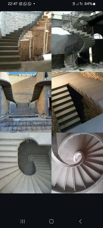 Betondan siz xoxlagan fasonda lestnitsa quyib beramiz