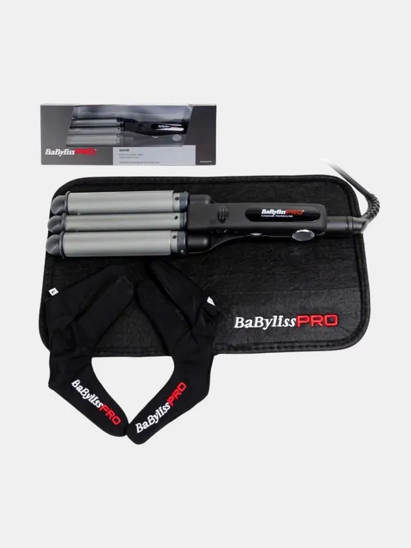 Тройная плойка BaByliss Pro Tourmaline Triple Waver BAB2269TTE// 2 Тройная плойка BaByliss Pro Tourmaline Triple Waver BAB2269TTE// 2