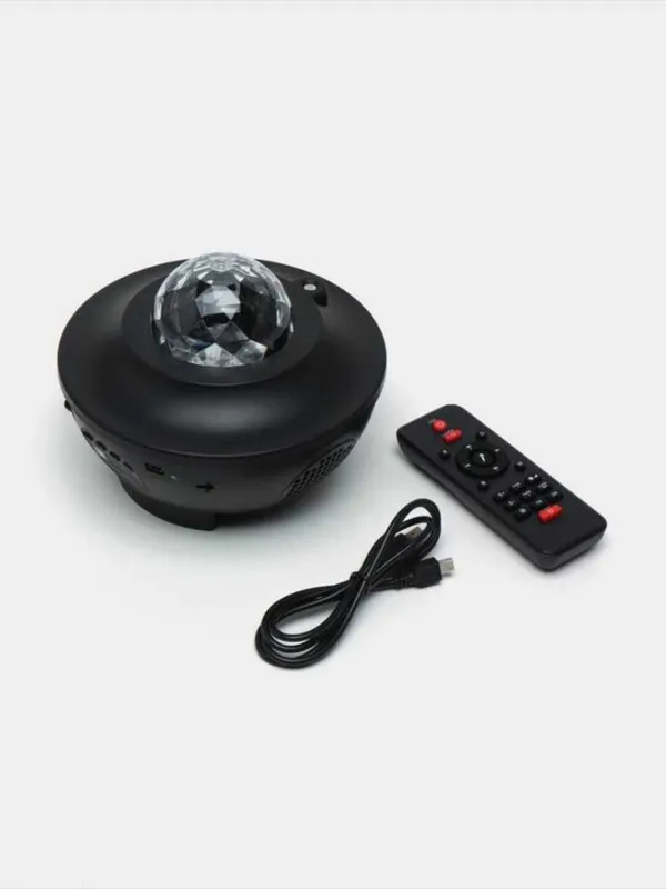 LED tungi chiroq va Bluetooth karnayli yulduzli osmon projektor — фото 1