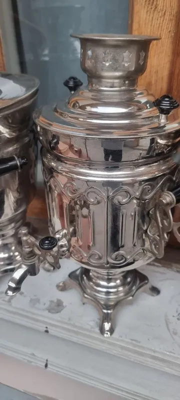Самовар новый латунь Янги самовар Автоматик 1
