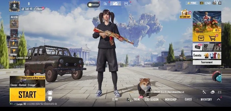 Pubg accaunt 72 lvl 46 kalleksiya Pubg accaunt 72 lvl 46 kalleksiya