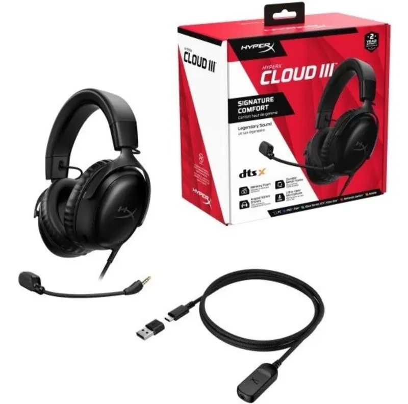 HyperX Cloud 3 wired Black 1 HyperX Cloud 3 wired Black 1