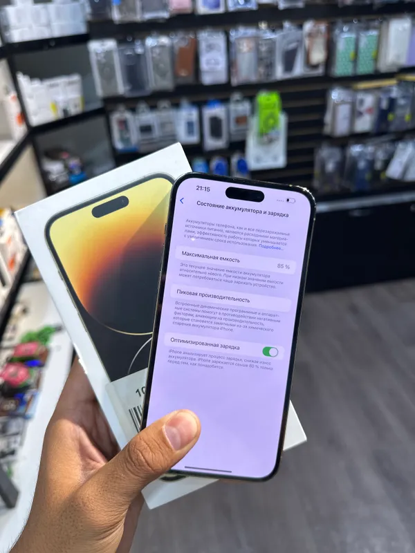 Iph14ProMax Batariya 85% Xotira 128gb Xolati ideal — фото 1