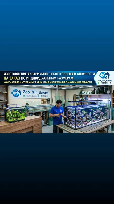 Катта ва кичик аквариумлар ясаш