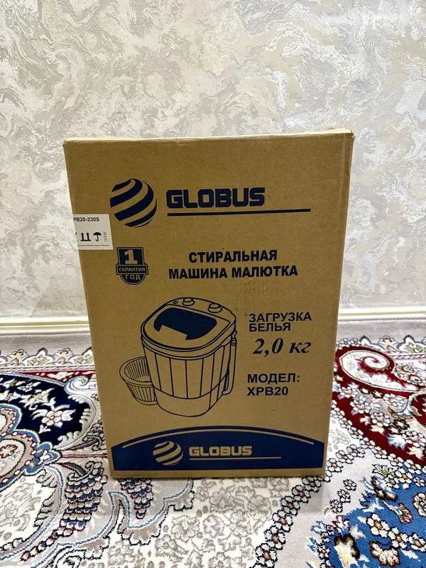 GLOBUS Стиральная машина малютка, 2 кг, модель: XPB20 — фото 1 GLOBUS Стиральная машина малютка, 2 кг, модель: XPB20 — фото 1