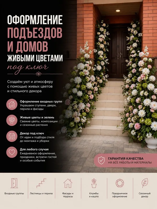Оформление домов, квартир и подъездов под ключ Оформление домов, квартир и подъездов под ключ
