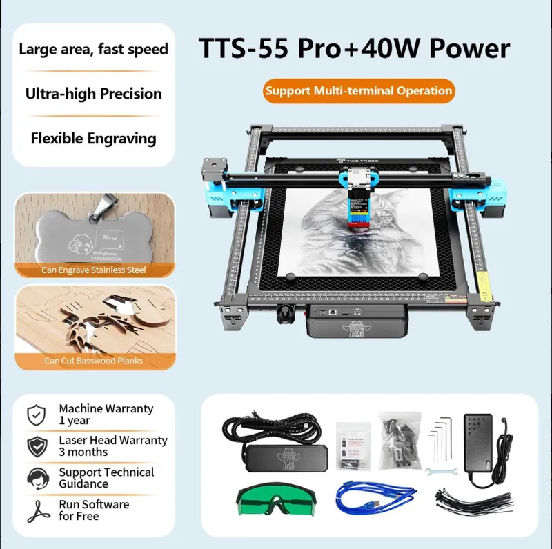 Лазерный гравер TwoTrees TTS PRO / Laser Engraver Stanok 7 Лазерный гравер TwoTrees TTS PRO / Laser Engraver Stanok 7