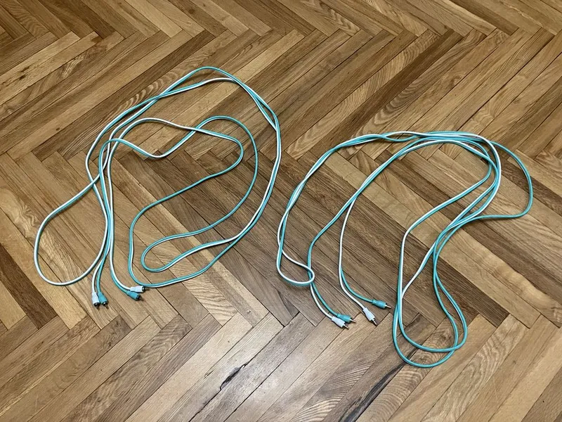 RCA Тюльпаны Силовой кабель проводка медь 2 RCA Тюльпаны Силовой кабель проводка медь 2