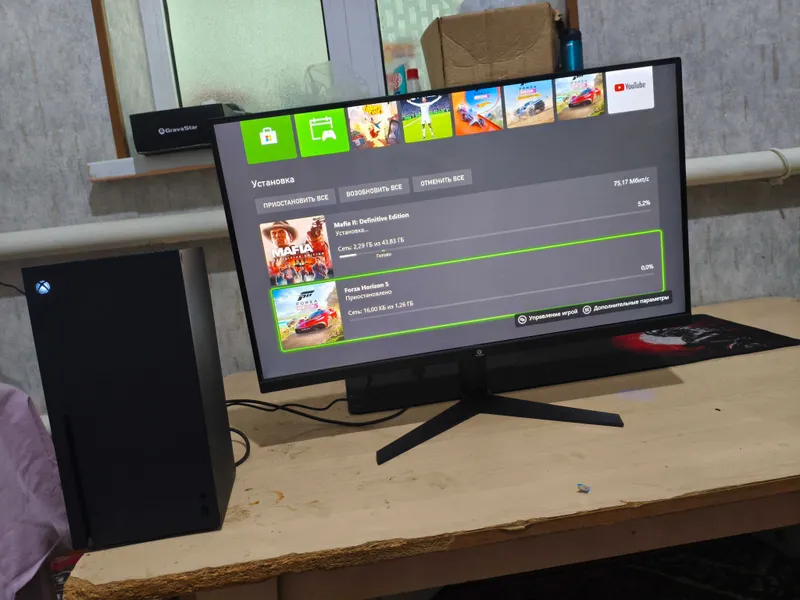 Xbox seris x +monitor
