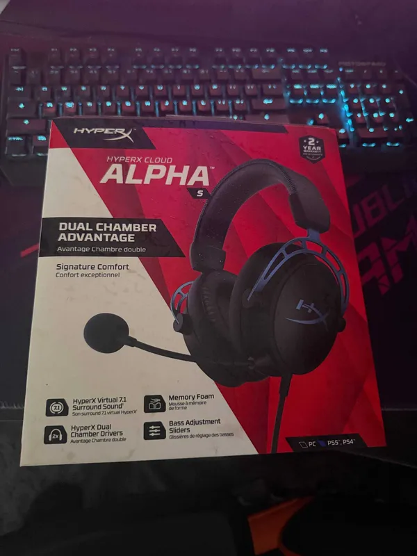 Наушники HyperX Cloud Alpha S Синий цвет — фото 1