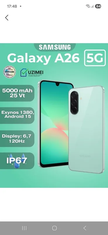 Samsung galaxy a26 5g