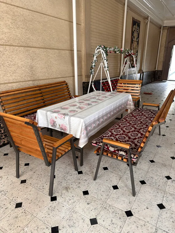 Стол стул скамейка — фото 1
