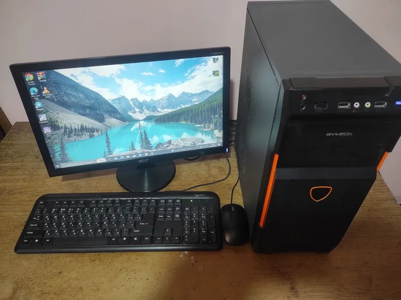 Полный комплект ПК: 16GB DDR3 RAM / i3-4130 / SSD 120 / Монитор 18.5"