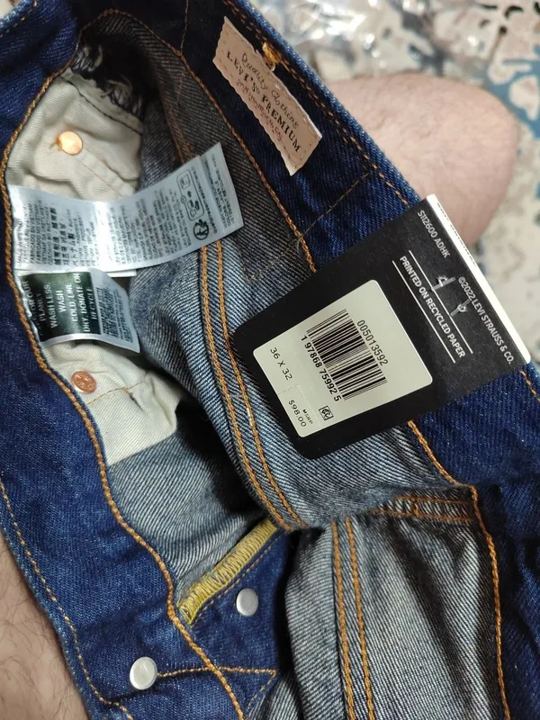 Джинсы Levis 501 original premium 36\32 5
