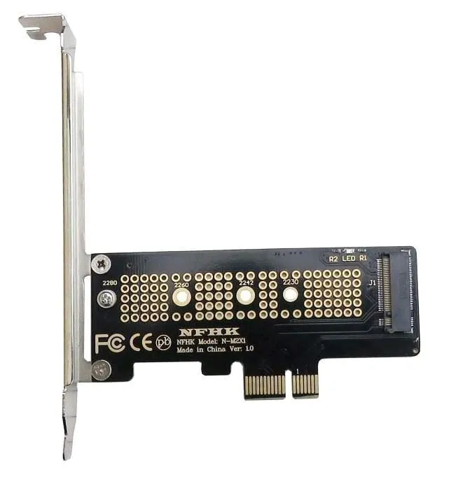 NVMe M2 - PCI-E x1, m2 adapter NVMe M2 - PCI-E x1, m2 adapter