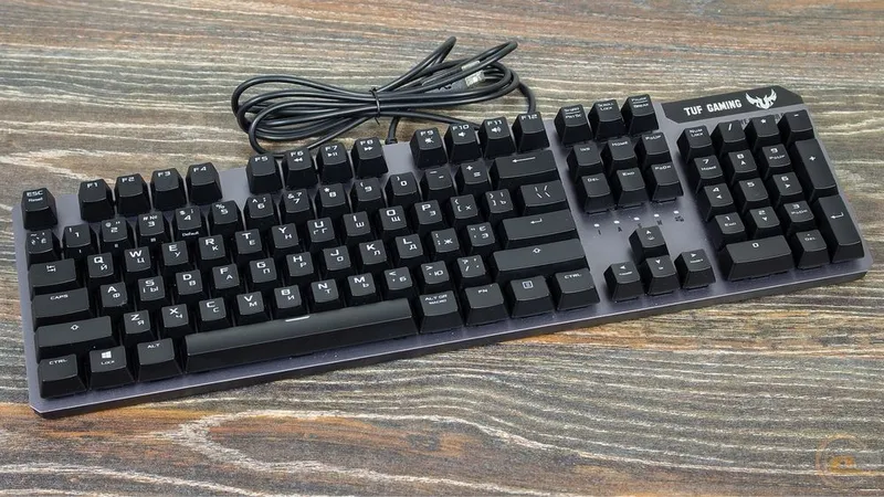ASUS TUF Gaming K7 keyboard клавиатура — фото 2 ASUS TUF Gaming K7 keyboard клавиатура — фото 2