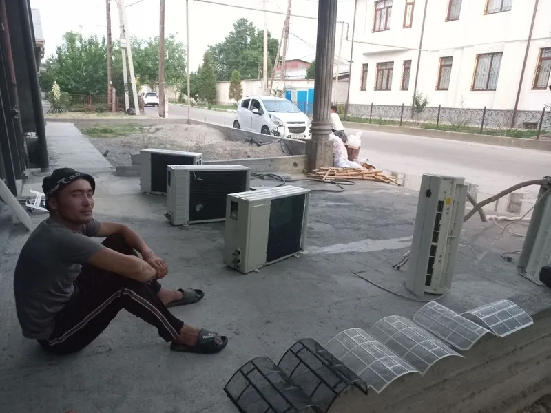 Кондиционер установка Konditsioner ustanovka va remont