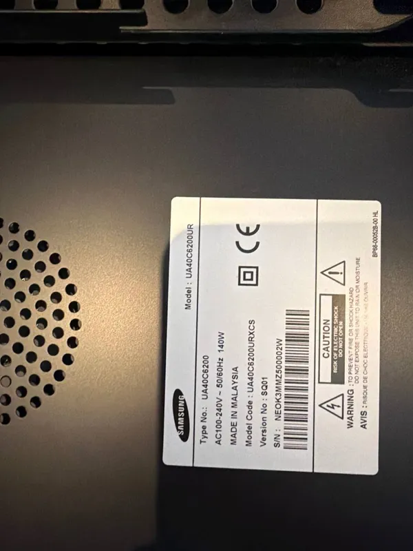 Samsung 40” Full HD UA40C6200UR 1 Samsung 40” Full HD UA40C6200UR 1