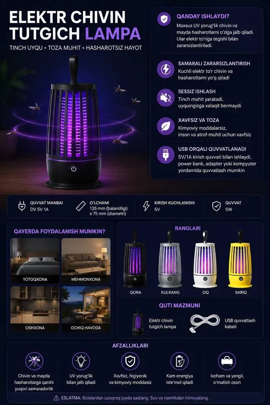 Chivin tutgich lampa / Лампа от комаров 5 Chivin tutgich lampa / Лампа от комаров 5