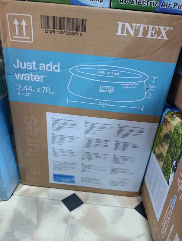 Intex Easy Set бассейн 2.44м × 76см (янги) — фото 1