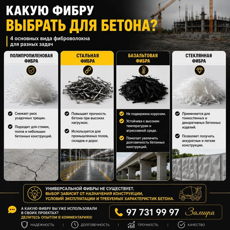 Фибра для бетонных изделий 1