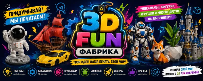 3D-печать на заказ | Игрушки, сувениры, подарки, детали и макеты — фото 1