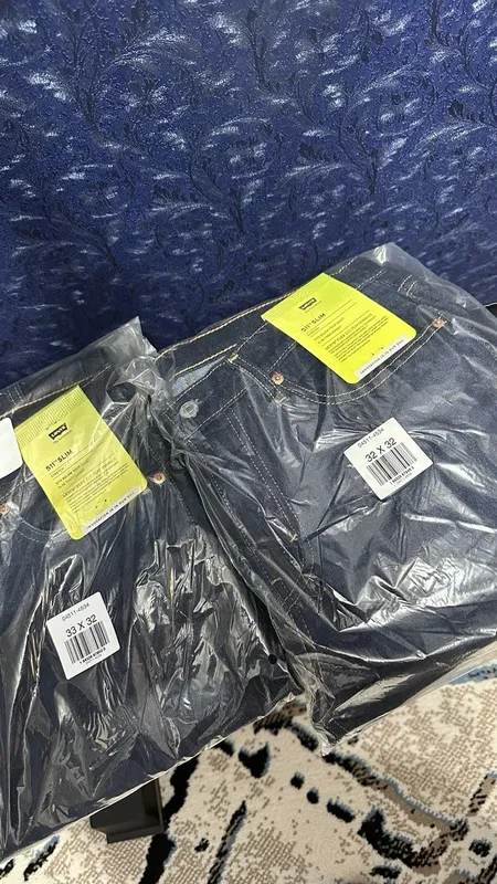 Джинсы Levi's 511 slim fit.38/32. — фото 3