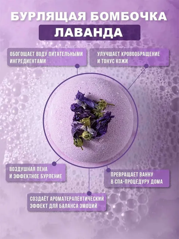 Подарочный SPA набор для ванны "Лаванда" — фото 3