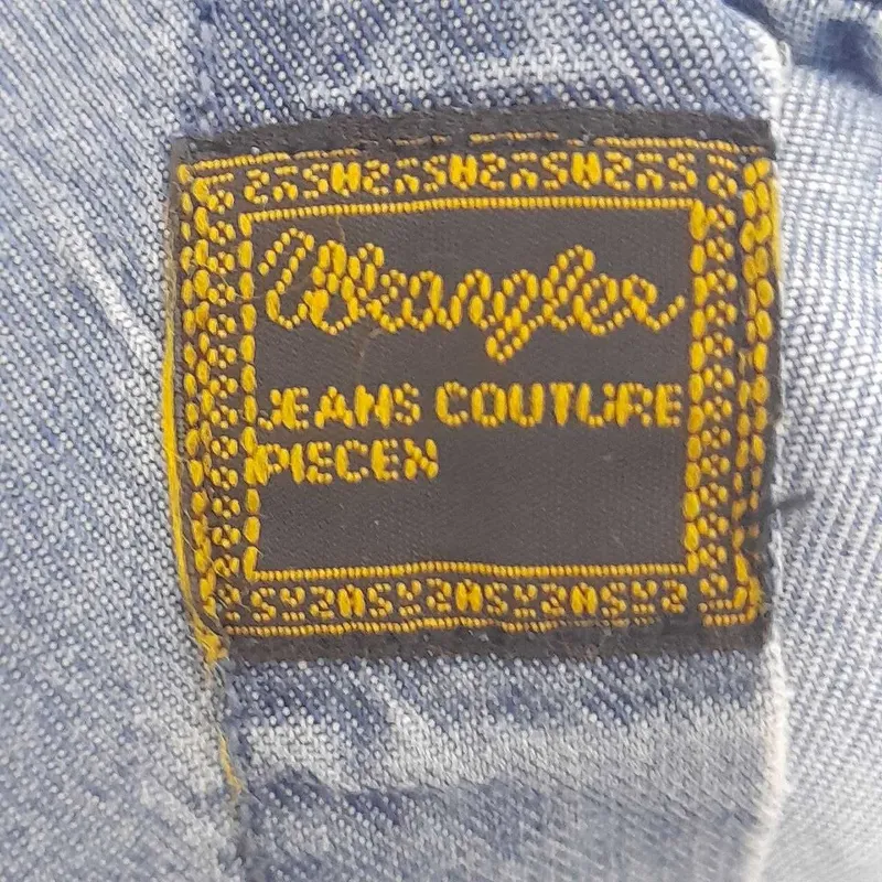 VTG Wrangler Long Sleeve Chambray Shirt/50-52/Винтажная Рубашка Шамбре — фото 4