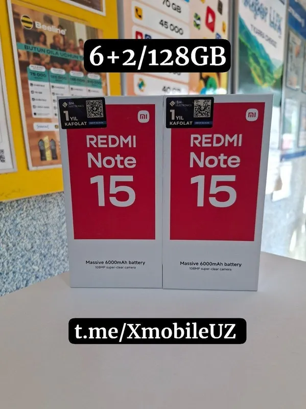 Redmi Note 15 6+2/128GB Redmi Note 15 6+2/128GB