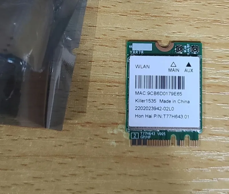 Qualcomm Killer AC1535 ngff m.2 WiFi