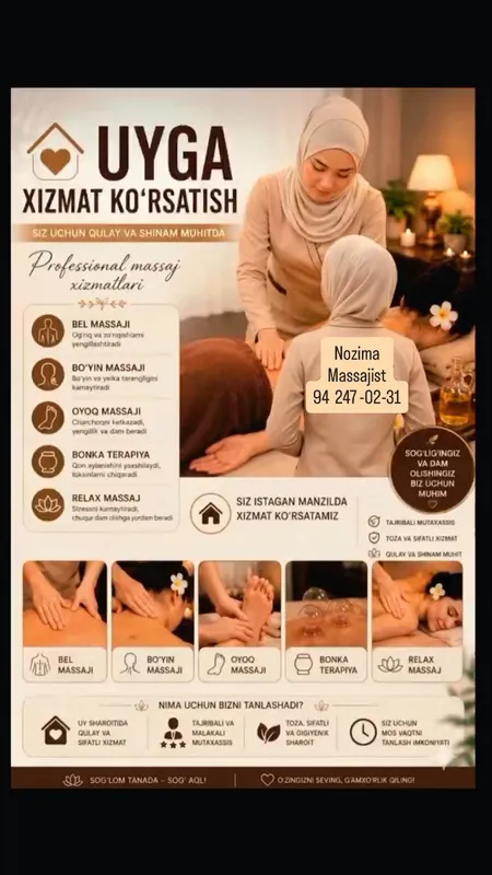 Ayollar va bolalar massajisti