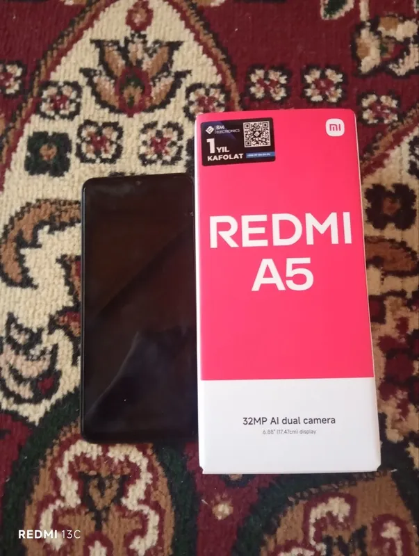 Redmi a5 yangi karopka bor qora