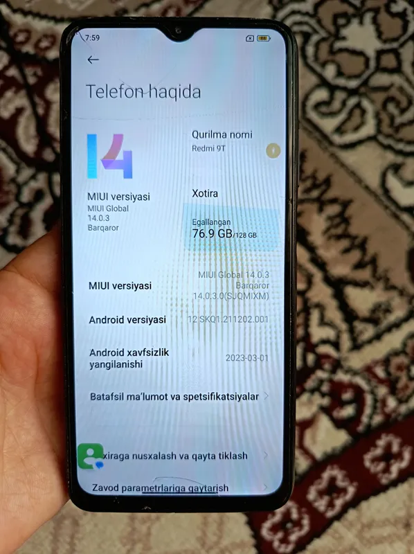 Telefon Redmi 9T,