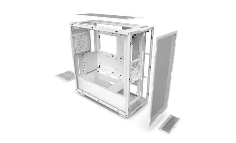 %^ Рассрочка на корпуса NZXT H7 FLOW - White 3
