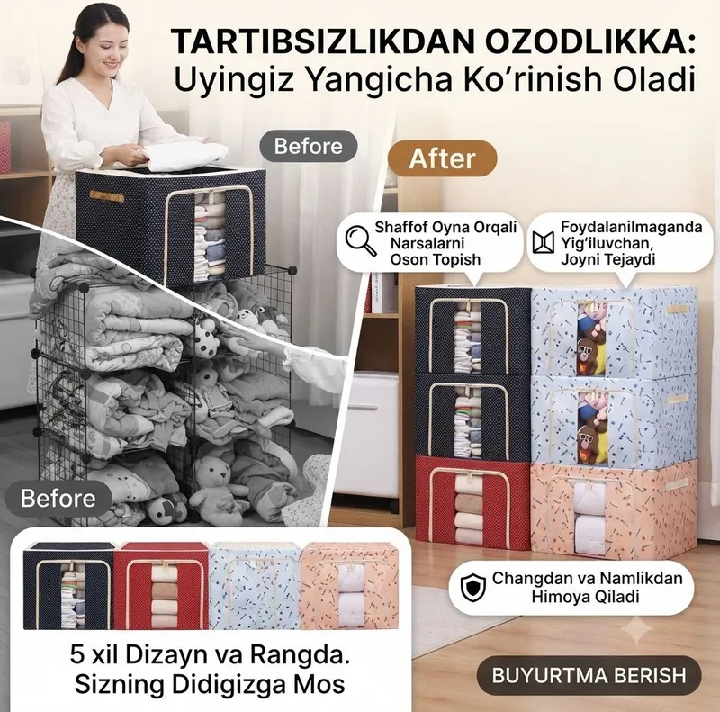 Arganayzer 66L  Kiyimlar Uchun 3