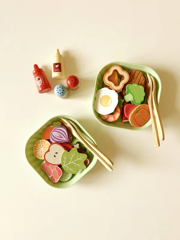 Salad play toy set 1