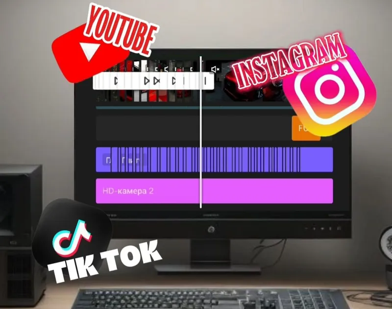 Видеомонтаж и монтаж видео / Видеоэдитор (Reels, TikTok, YouTube) Видеомонтаж и монтаж видео / Видеоэдитор (Reels, TikTok, YouTube)
