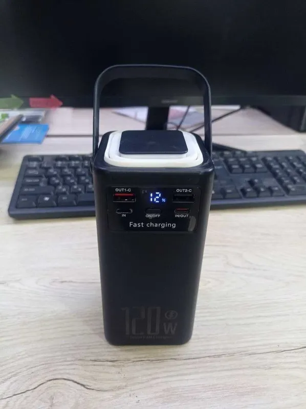 PowerBank ПОВЕР БАНК 120 ВАТ БЫСТРАЯ ЗАРЯДКА новый подаренный 420 000 3